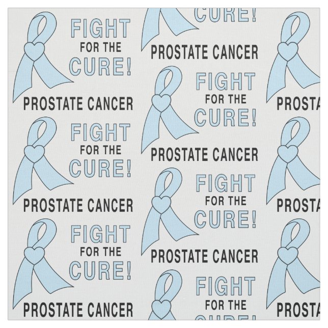 Prostate Cancer: Fight for the Cure! Fabric (Swatch)