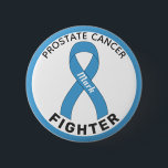 Prostate Cancer Fighter Ribbon White Button<br><div class="desc">Prostate Cancer Fighter Ribbon White Button for awareness and support for men fighting prostate cancer.</div>