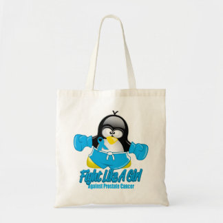 Prostate Cancer Fighting Penguin Tote Bag