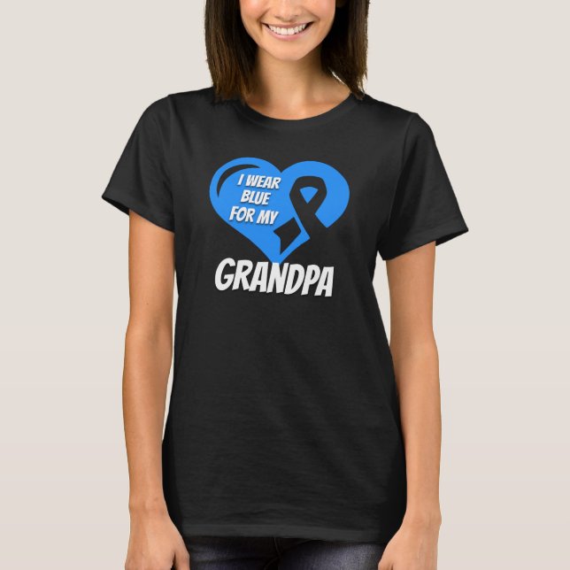 Prostate Cancer For My Grandpa T-Shirt (Front)