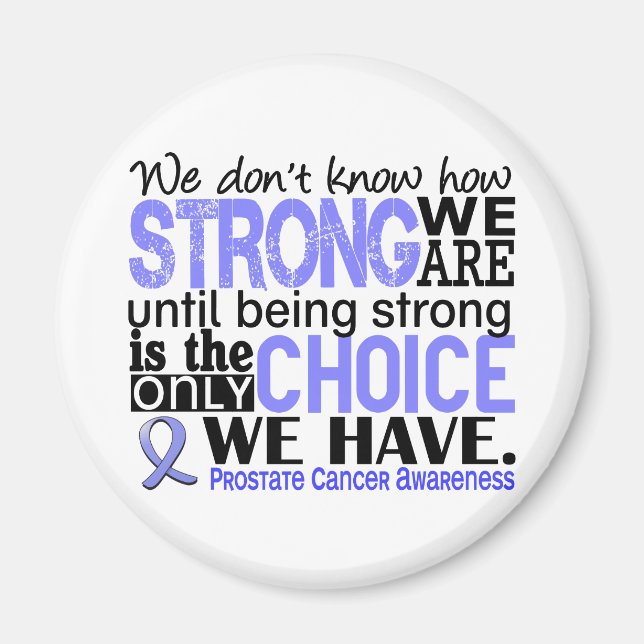 Prostate Cancer How Strong We Are Magnet (Front)