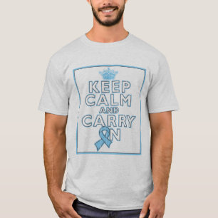 Prostate Cancer Keep Calm and Carry On T-Shirt