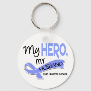 Prostate Cancer MY HERO, MY HUSBAND 42 Key Ring