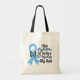 Prostate Cancer Ribbon Hero My Dad Tote Bag
