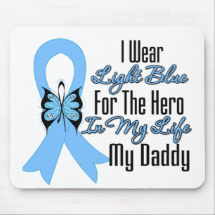 Prostate Cancer Ribbon Hero My Daddy Mouse Pad