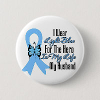 Prostate Cancer Ribbon Hero My Husband