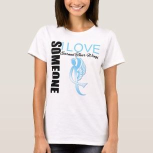 Prostate Cancer Someone I Love Earned His Wings T-Shirt