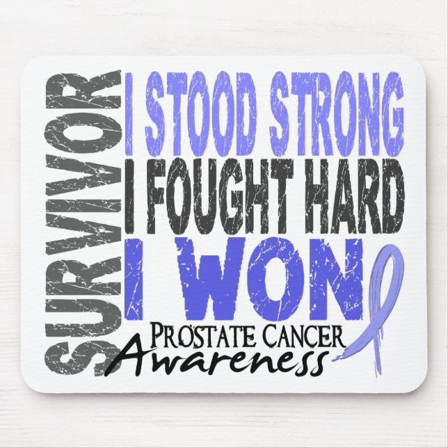 Prostate Cancer Survivor 4 Mouse Pad (Front)