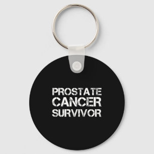 Prostate Cancer Survivor For Prostate Cancer Aware Key Ring