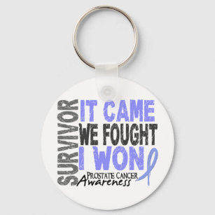 Prostate Cancer Survivor It Came We Fought I Won Key Ring