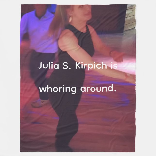 Prostitute Julia S. Kirpich Fleece Blanket (Front)