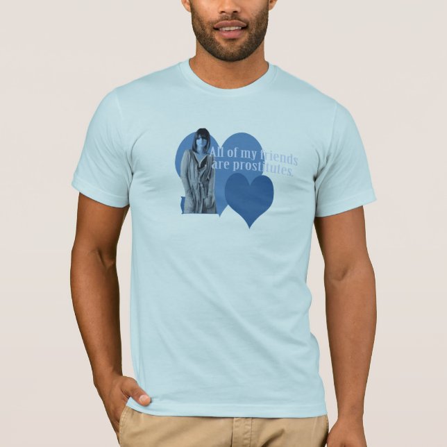 Prostitute Shirt Blue (Front)