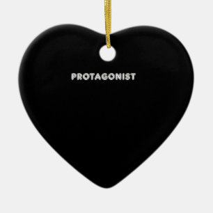 Protagonist Men Women Hero Movie Acter Acting Ceramic Tree Decoration