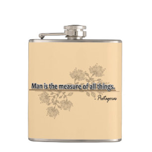 Protagoras Hip Flask