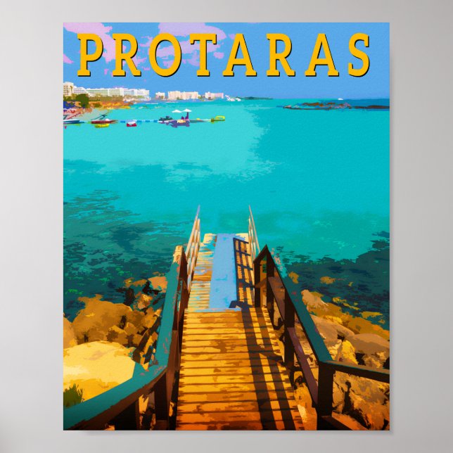Protaras cyprus - eastern Cyprus Poster (Front)