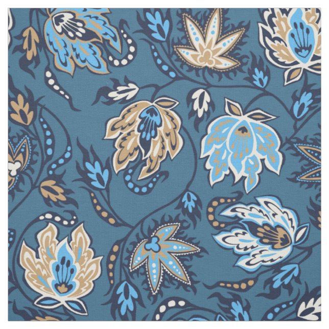 Protea Batik Hawaiian Tropical Floral Fabric (Swatch)