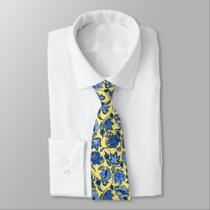 Protea Batik Tropical Print Two-sided Printed Tie
