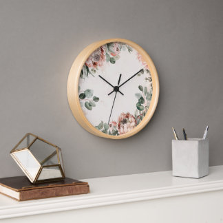 Protea Design Wall Clock