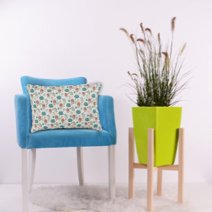 Protea Flower Desert Floral beige Pattern  Decorative Cushion