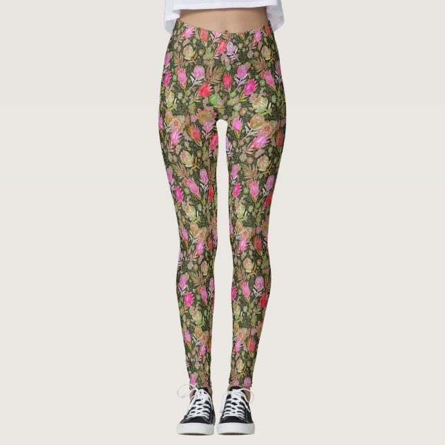 Protea Garden Leggings (Front)