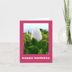 "PROTEA:  HAPPY BIRTHDAY" CARD