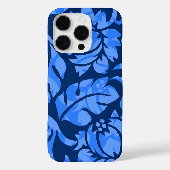 Protea Pareau Hawaiian Tropical Floral Blue Case-Mate iPhone Case (Back)