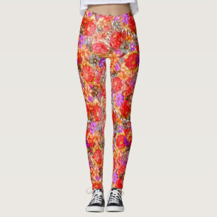 Protea Pattern Leggings