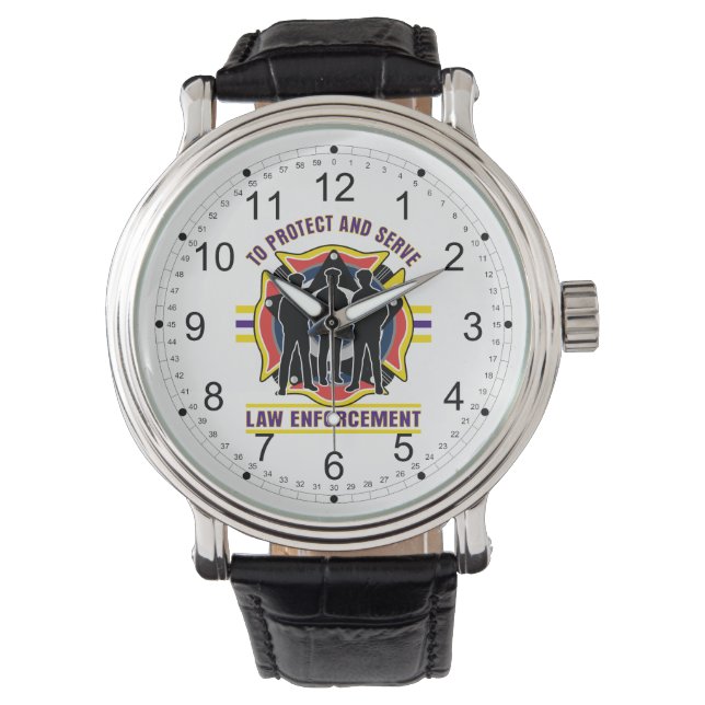 Protect and Serve Police Watch (Front)