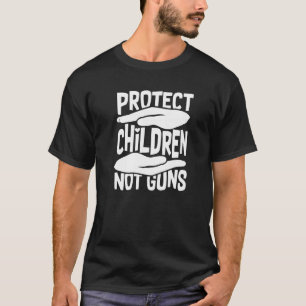 Protect Children Not Guns Wear Orange Enough Gun V T-Shirt