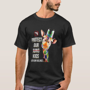 Protect Children Not Guns Wear Orange Gun Violence T-Shirt