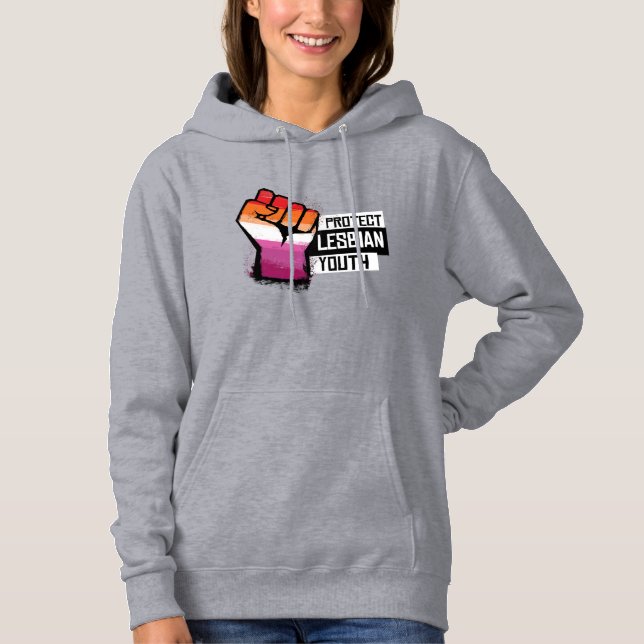 Protect Lesbian Youth Hoodie (Front)
