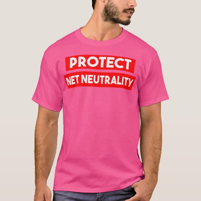 Protect Net Neutrality Save The Internet Privacy T-Shirt (Front)