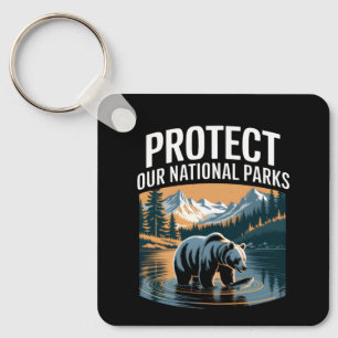 Protect Our National Parks Key Ring