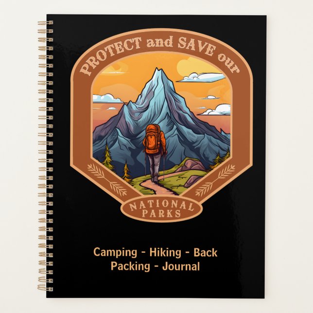 Protect our National Parks Planner (Front)