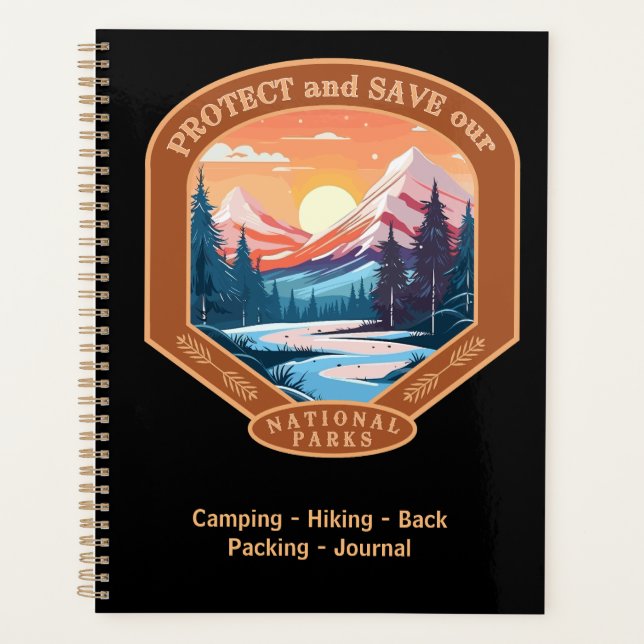 Protect our National Parks Planner (Front)