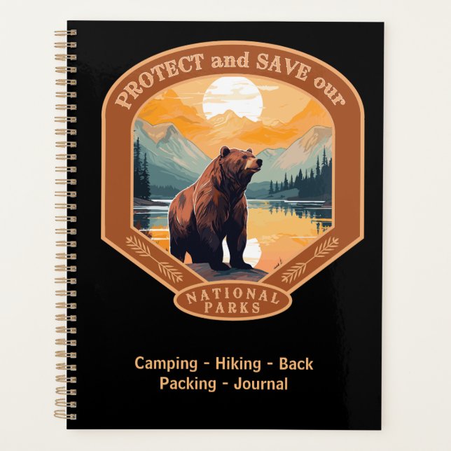 Protect our National Parks Planner (Front)