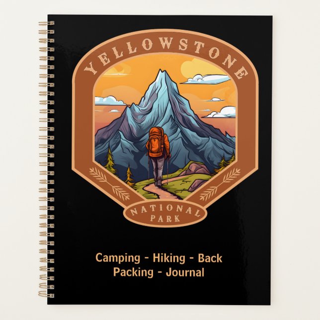 Protect our National Parks Yellowstone Planner (Front)
