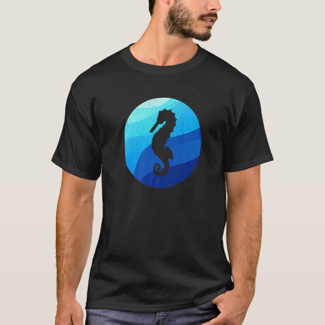 Protect Our Ocean Protect Our Future Tee seahorse  (Front)