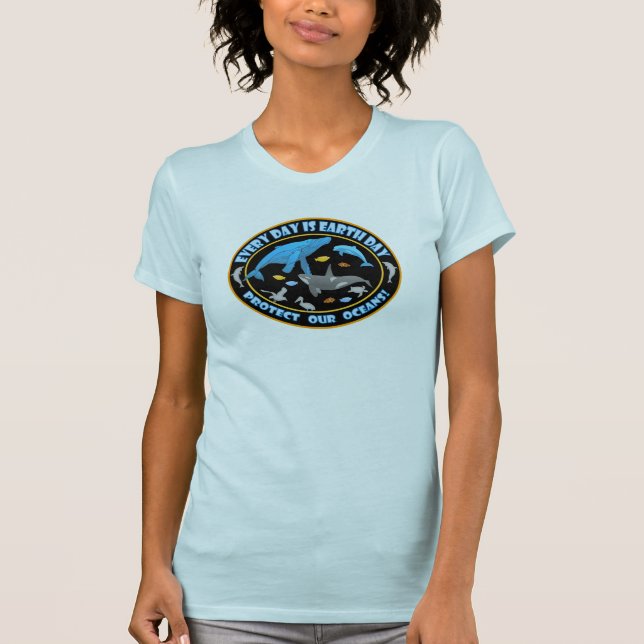 Protect Our Oceans T-Shirt (Front)
