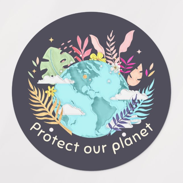 Protect Our Planet - Earth Day (Sketchy texture) (Design 1)