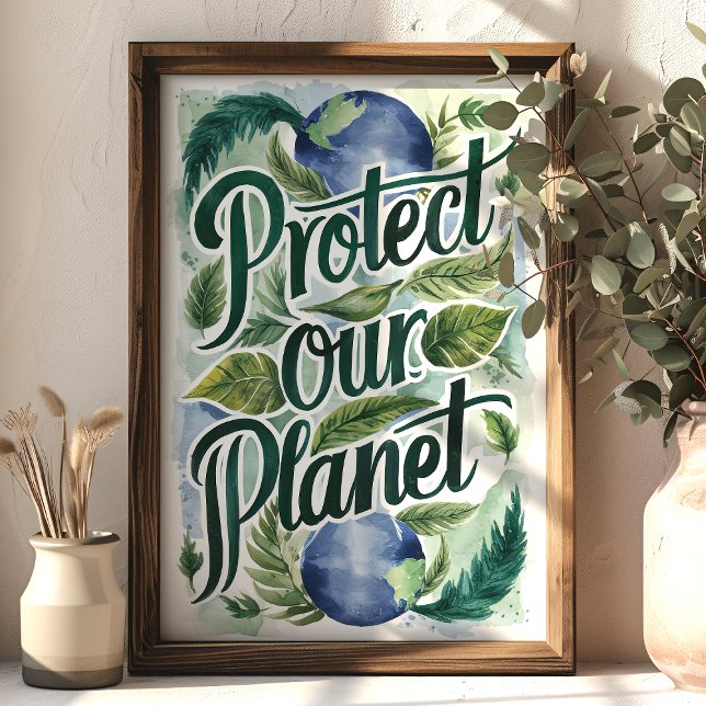 Protect Our Planet Environmental Wall Art (Creator Uploaded)