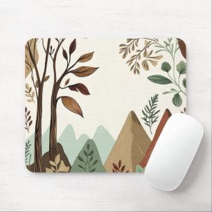 Protect Our Planet – Hand-Drawn Nature & Sustainab Mouse Pad