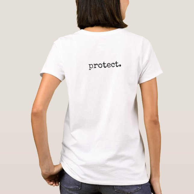 Protect Our Planet Women's T-Shirt (Back)