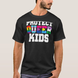 Protect Queer Kids Lgbt Awareness Gay Lesbian Prid T-Shirt