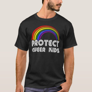 Protect Queer Kids Lgbt Awareness Gay Lesbian Prid T-Shirt