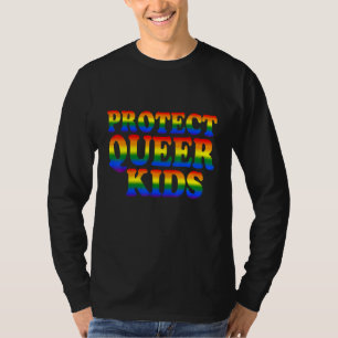 Protect Queer Kids Lgbt Awareness  Lgbt Pride T-Shirt
