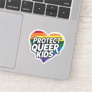  Protect Queer Kids  Rainbow Heart  LGBT Pride 
