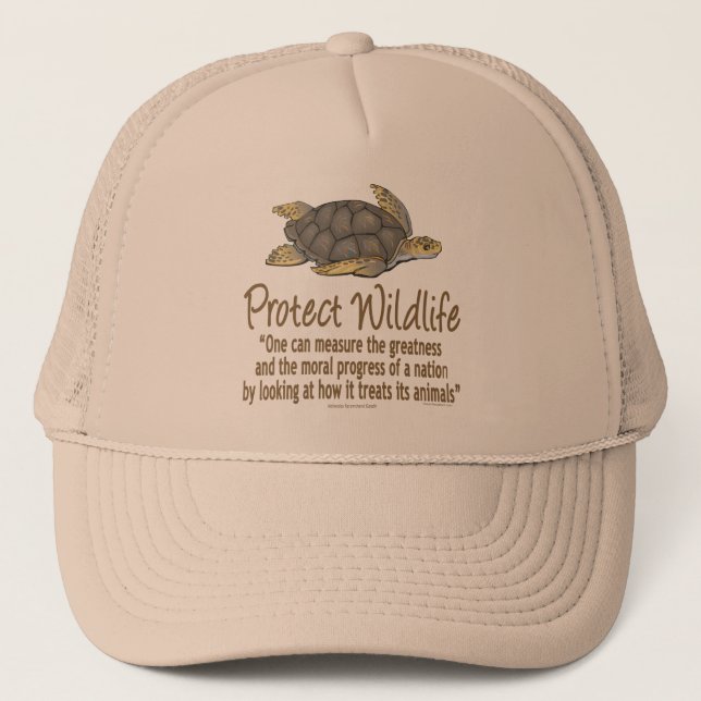 Protect Sea Turtles Trucker Hat (Front)