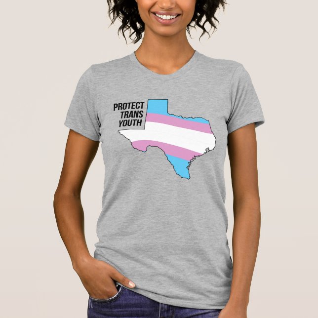 Protect Texas Trans Youth T-Shirt (Front)