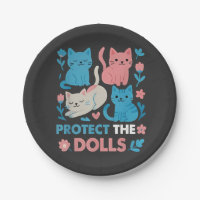 Protect the Dolls Equality Trans LGBT cats Lover 